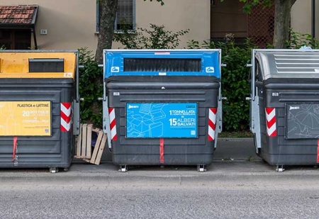 Dumpster pad cleaning