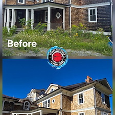 Cedar Siding Restoration in Austerlitz, NY 6